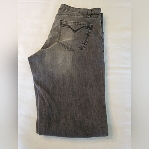 Harley- Davidson Women's Faded Gray Jeans Skinny High Waist